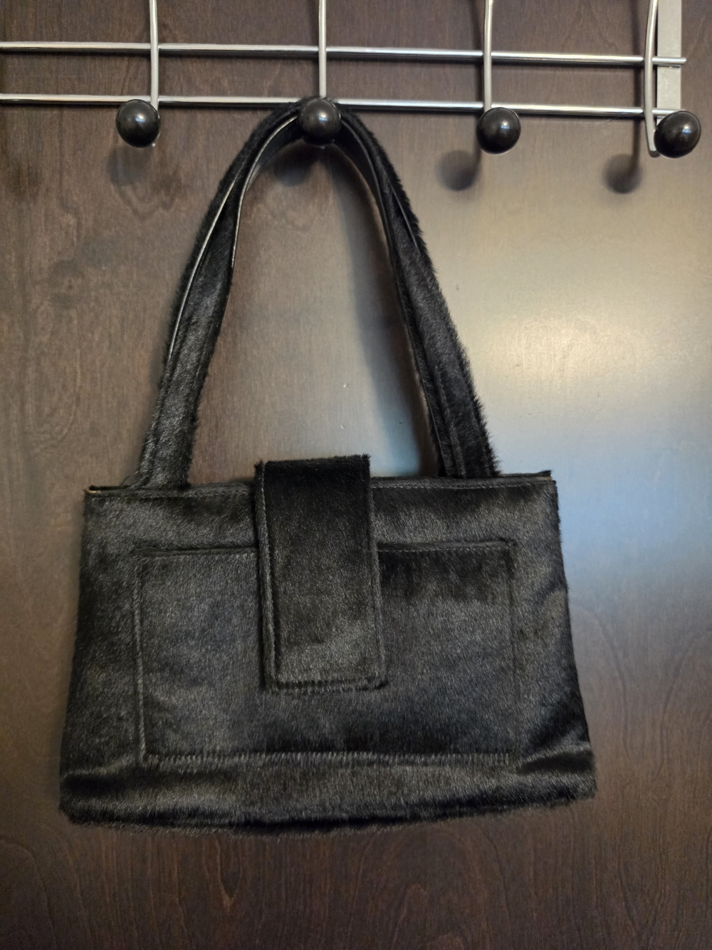 Vintage Pony Hair Shoulder Bag